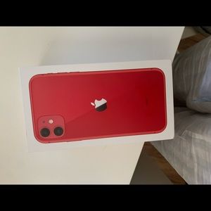 Unlocked iPhone 11 128g red